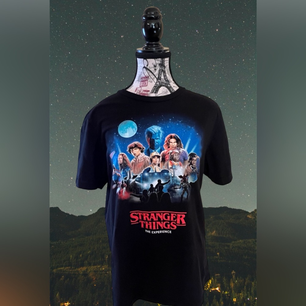 Netflix Stranger Things Experience Black Tee